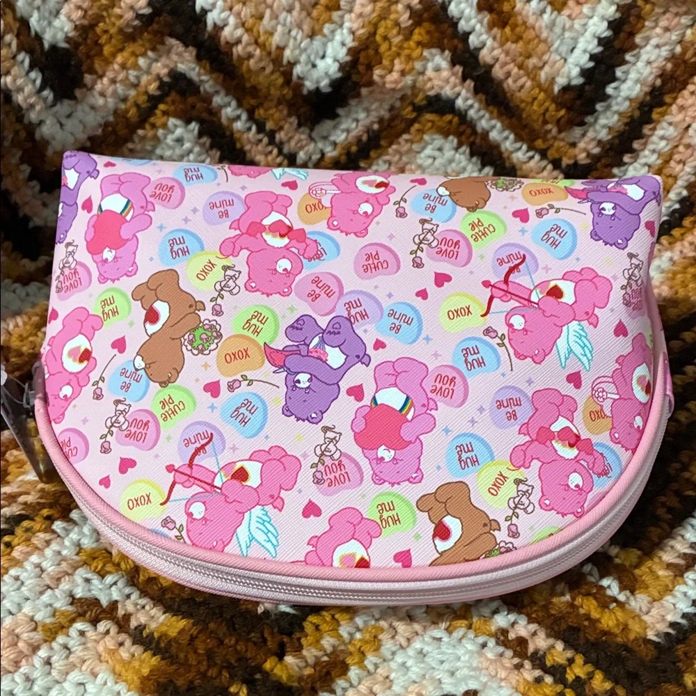 Care Bears Pink and Purple Kids Accessory Bag